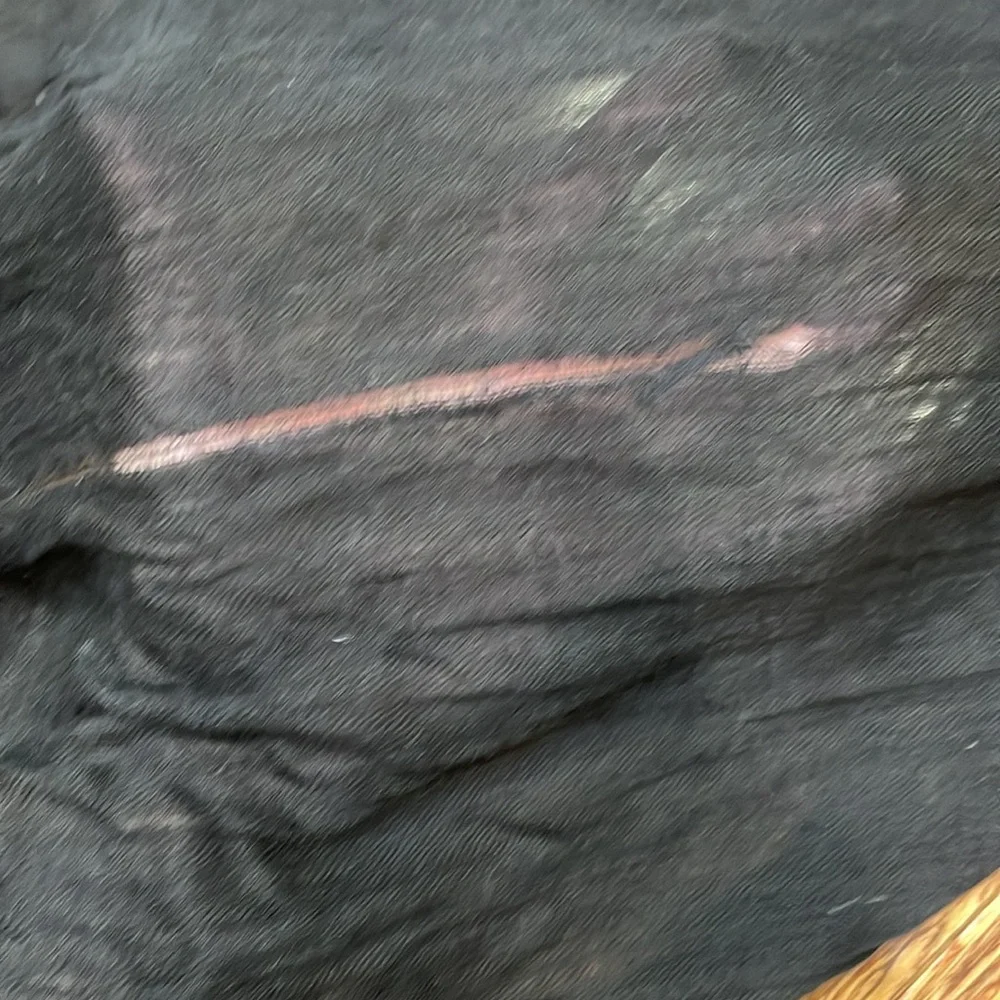 Black silver sparkle trim knit winter scarf - Picture 4 of 4